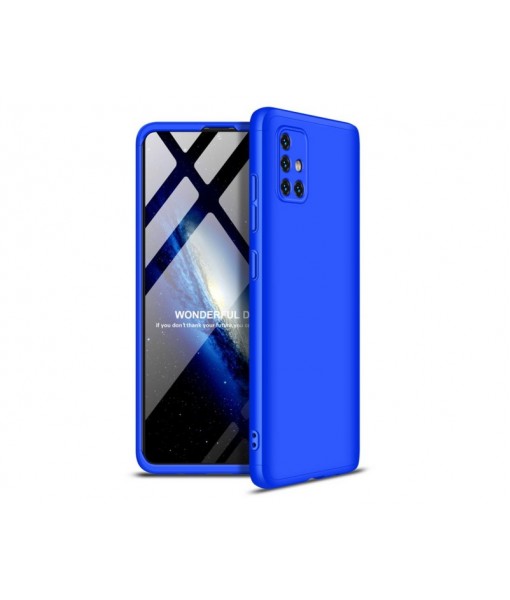Husa Samsung Galaxy A51, Protection din 3 piese, Albastru